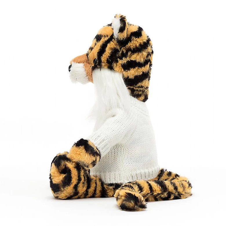 Bashful Tiger With Personalised Cream Jumper 5 Bashful Tiger With Personalised Cream Jumper - Image 3