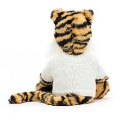 Bashful Tiger With Personalised Cream Jumper 9 Bashful Tiger With Personalised Cream Jumper -Stuffed Toys JUMPCBAS3TIG 3