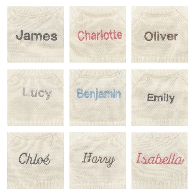 Bashful Pink Bunny With Personalised Cream Jumper 4 Bashful Pink Bunny With Personalised Cream Jumper - Image 2