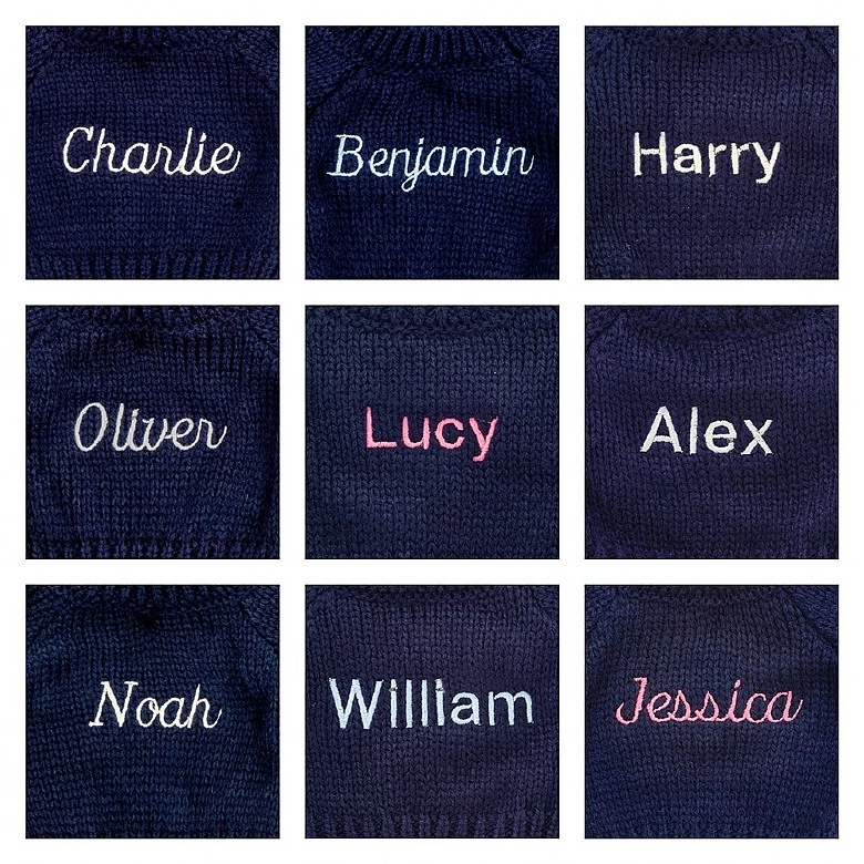 Bashful Fox Cub With Personalised Navy Jumper 6 Bashful Fox Cub With Personalised Navy Jumper - Image 4