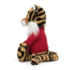 Bashful Tiger With Personalised Red Jumper 9 Bashful Tiger With Personalised Red Jumper -Stuffed Toys JUMPRBAS3TIG 2