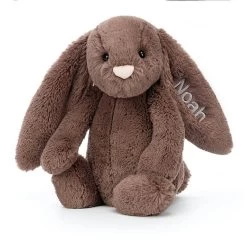 Personalised Bashful Fudge Bunny Medium