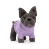 Sweater French Bulldog Purple -Stuffed Toys S3FDP