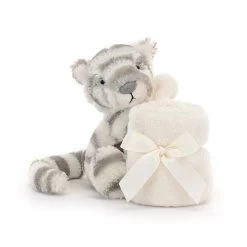 Bashful Snow Tiger Soother -Stuffed Toys SO4ST 4
